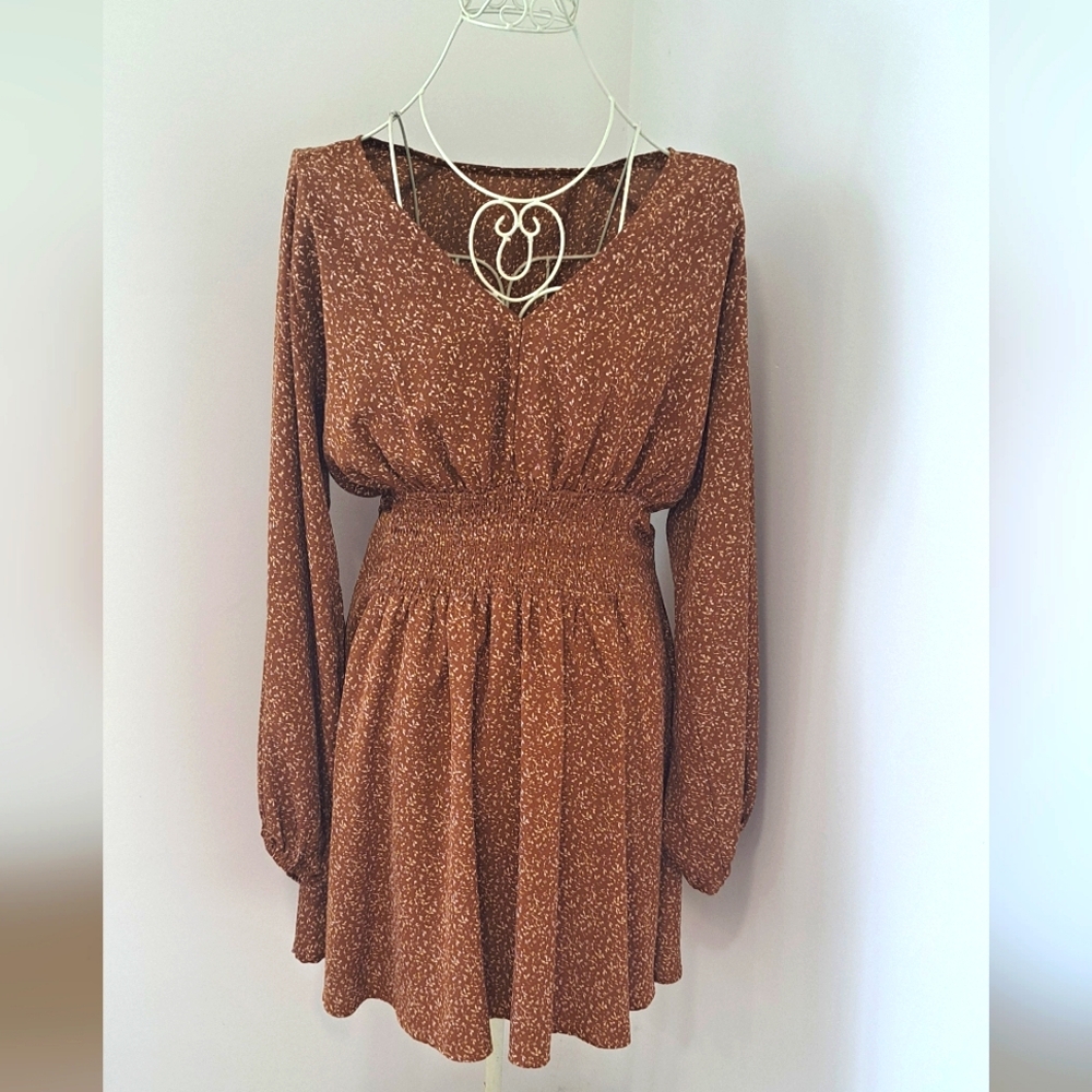 NWOT- Cottagecore Boho Witchy Fairycore Preppy Womens Knee Length Dress Size XL.